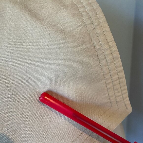 Michael Kors Asymmetrical Cotton Blend Trench Coat Draped Collar Tan, Size Small - Picture 11 of 14